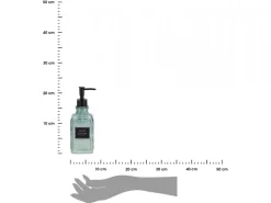 Szklany dozownik na mydło SAVON 500 ml niebieski