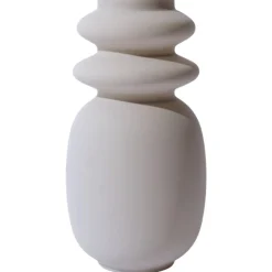 Szklany wazon Fjord 2 ciemny beż 20 cm