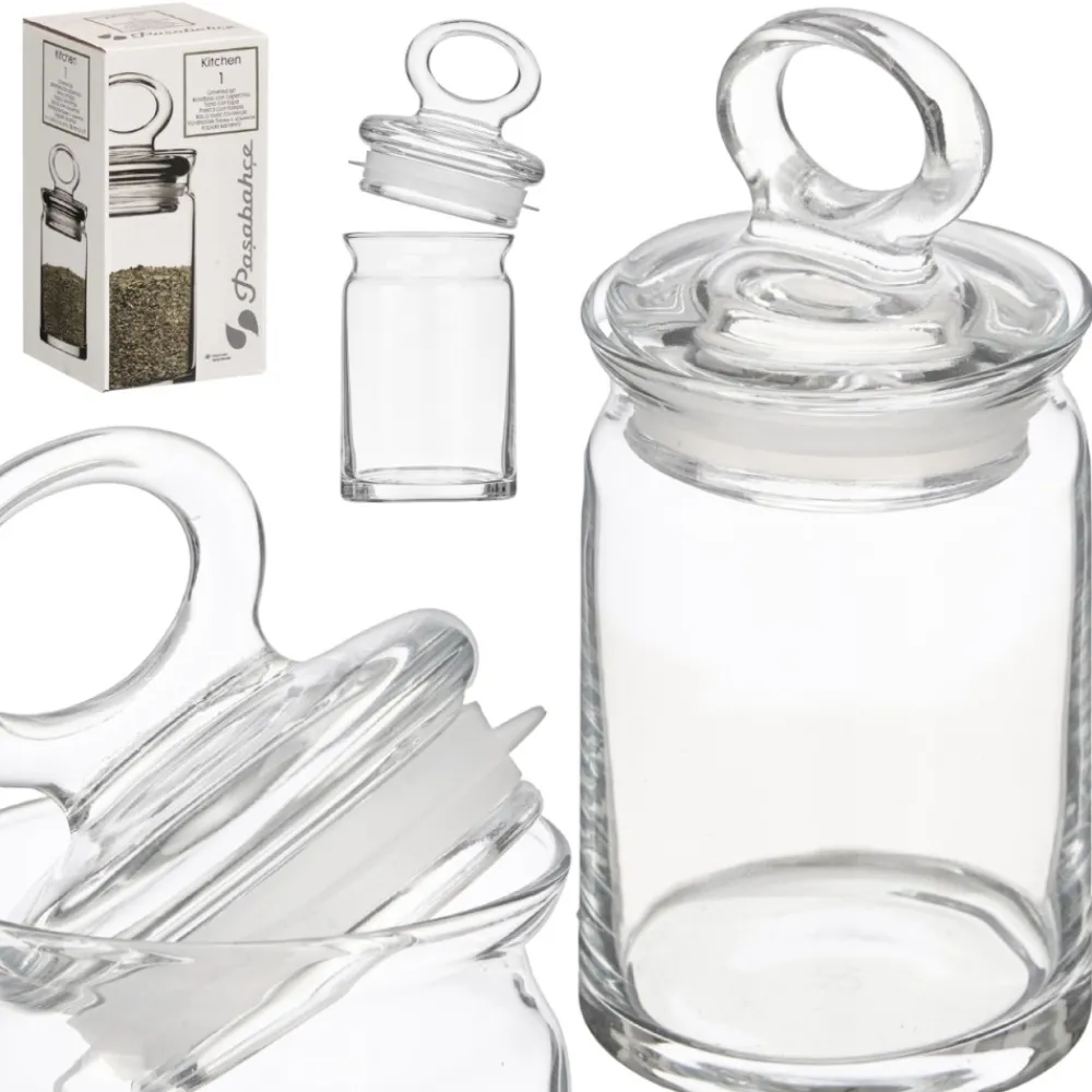 Szklany pojemnik na przyprawy 240 ml zamykany * PASABAHÇE Clearance