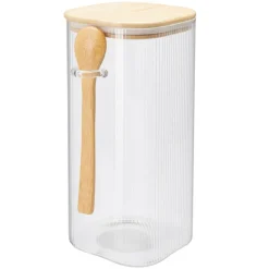 Szklany słoik z łyżeczką 1500 ml * Excellent Houseware Hot