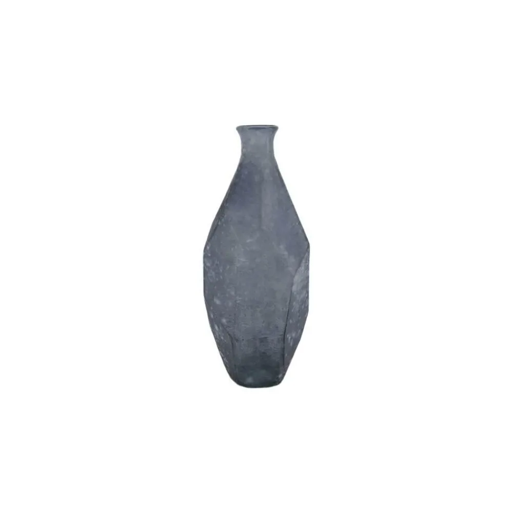 Szklany wazon dekoracyjny 31 cm ciemnoszary * Dijk Online