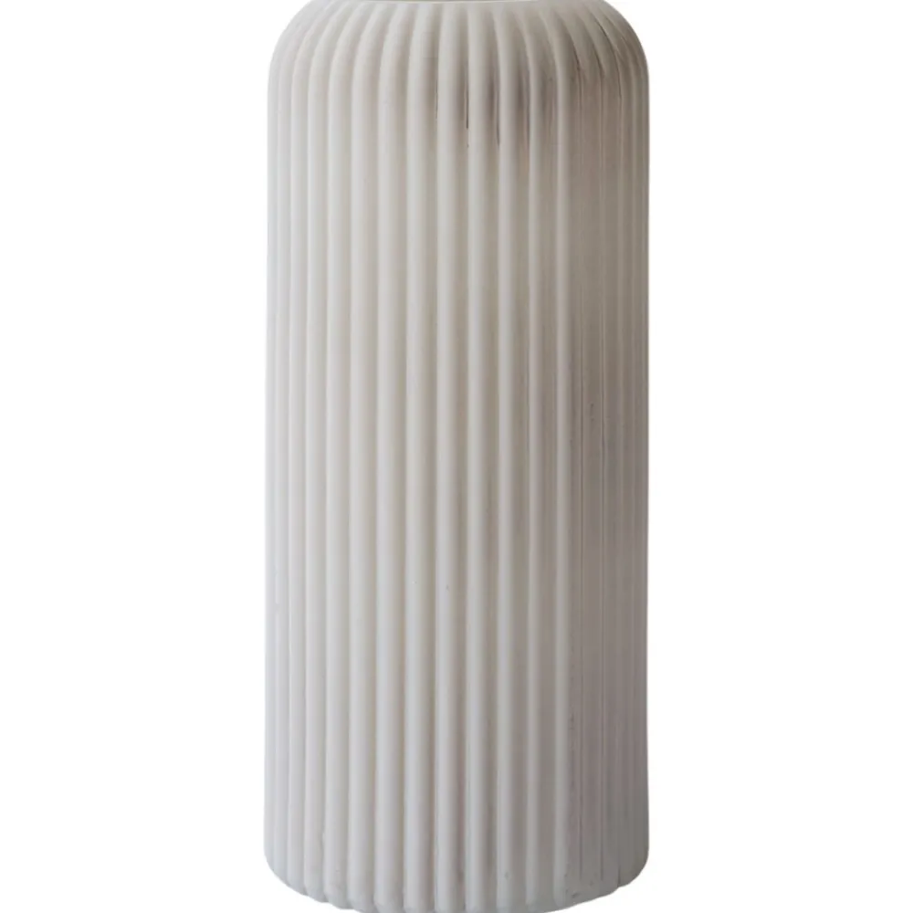 Szklany wazon Fjord 1 ciemny beż 20 cm * HowHomely Outlet