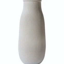 Szklany wazon Fjord 3 ciemny beż 25 cm * HowHomely