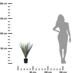 Sztuczna roślina Agawa w doniczce 75 cm * Progarden Discount