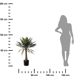 Sztuczne drzewko Jukka w doniczce – 90 cm
