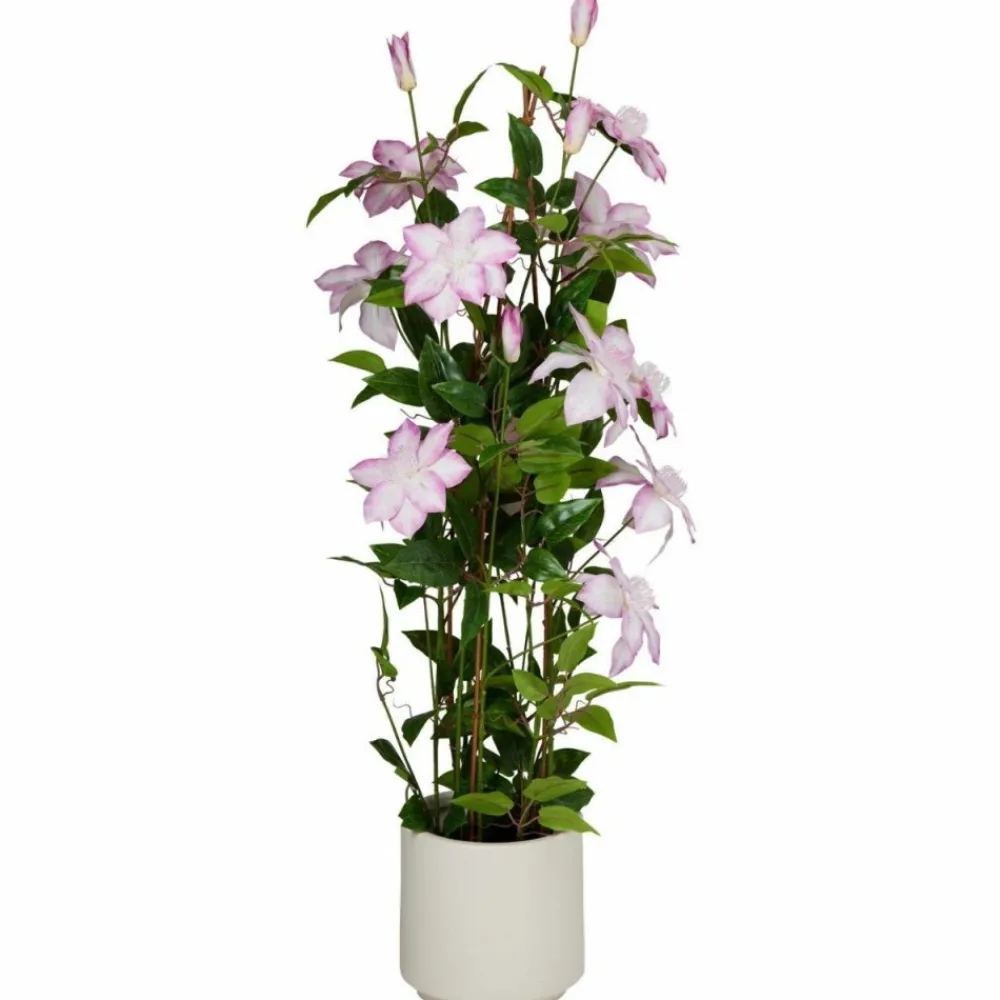Sztuczne drzewko clematis różowy 98 cm w doniczce * HowHomely Outlet