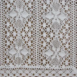 Szydełkowy bieżnik MARY 40x140 cm biały