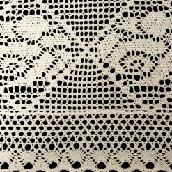 Szydełkowy obrus ROSALY 85x85 cm beżowy