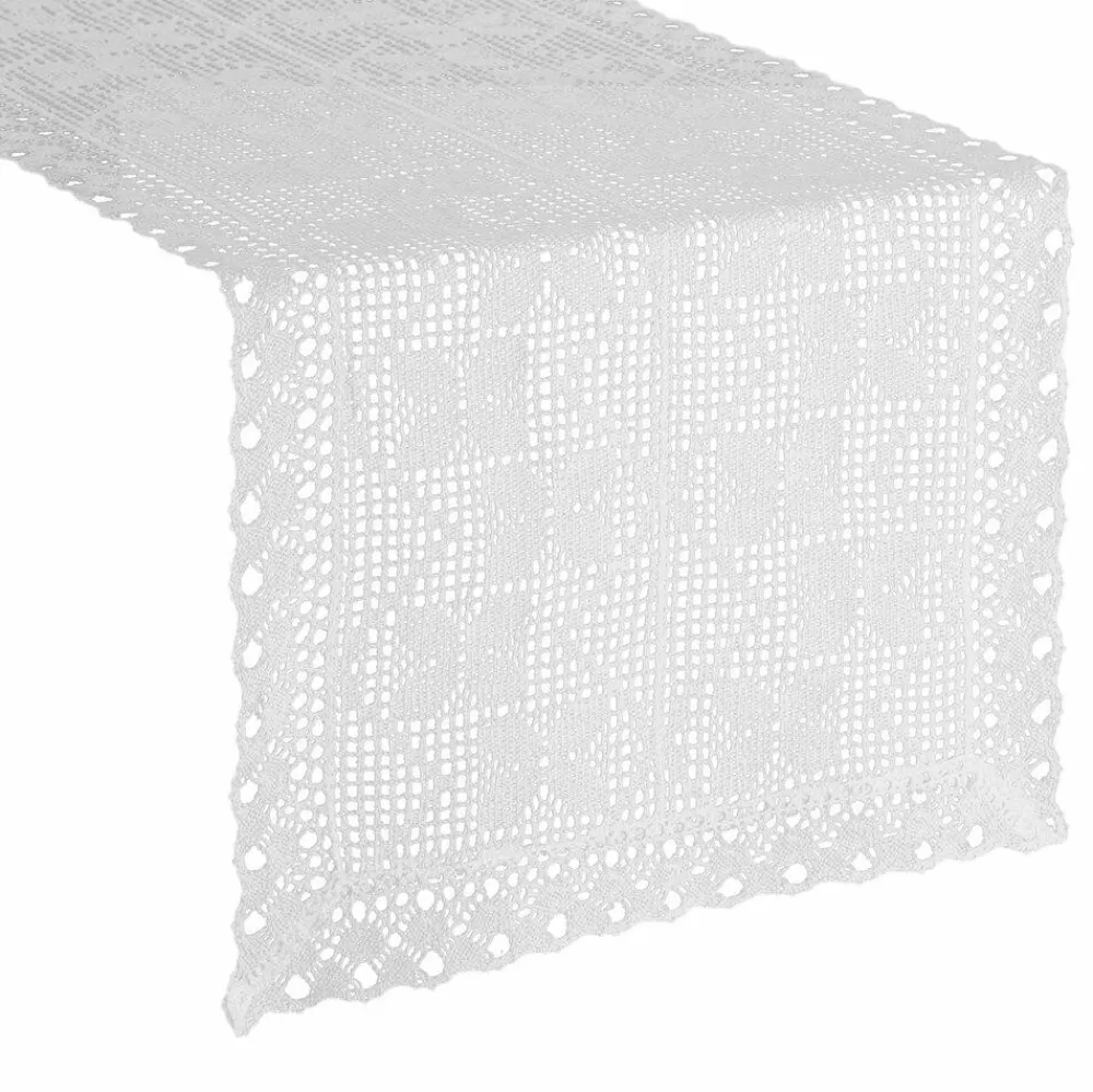 Szydełkowy bieżnik MARTHA 40x180 cm biał * EUROFIRANY B.B. Choczyńscy Sp.J. Online