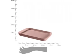 Taca CURVER Essentials różowa dwustronna
