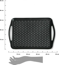 Taca antypoślizgowa czarna 45,5 cm * Kesper Sale