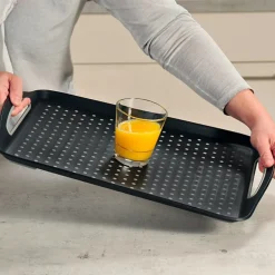 Taca antypoślizgowa czarna 45,5 cm * Kesper Sale