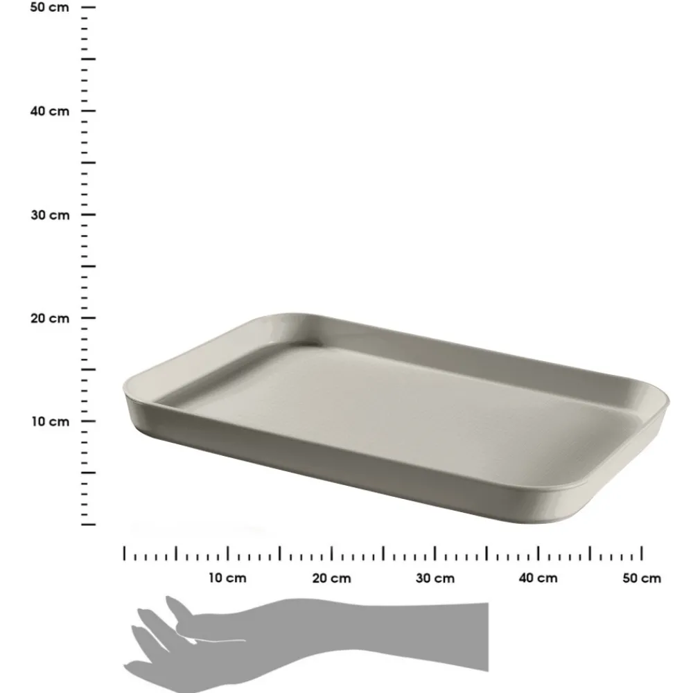 Taca Essentials beżowa dwustronna * CURVER Clearance
