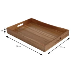 Taca do serwowania 50x35 cm akacja * Excellent Houseware