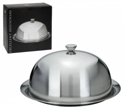 Taca ze stali nierdzewnej z pokrywą 30 cm * Excellent Houseware Discount