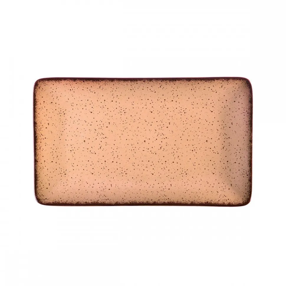 Talerz do serwowania 27x16 cm Terra Salmon