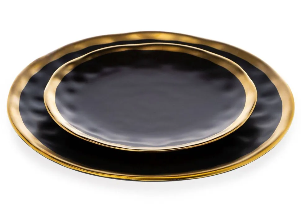 Talerz Lissa Black Gold 20 cm