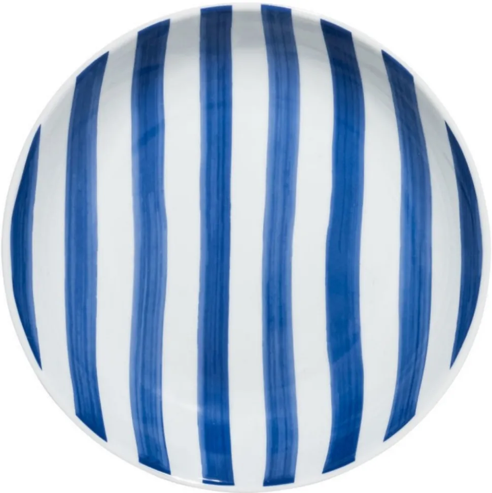 Talerze głębokie 20 cm 6 szt. Ligne niebieskie