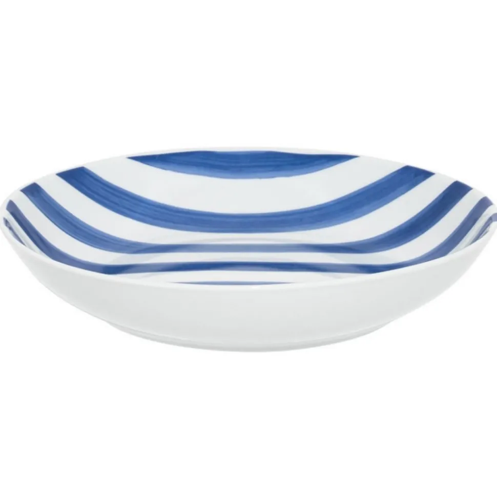 Talerze głębokie 20 cm 6 szt. Ligne niebieskie