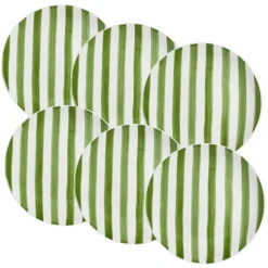 Talerze głębokie 20 cm 6 szt. Ligne zielone