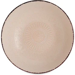Talerz głęboki 20 cm MANDALA beżowy * VESSIA Best