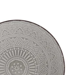 Talerz głęboki 20 cm MANDALA szary * VESSIA Hot
