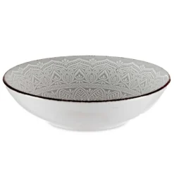 Talerz głęboki 20 cm MANDALA szary * VESSIA Hot