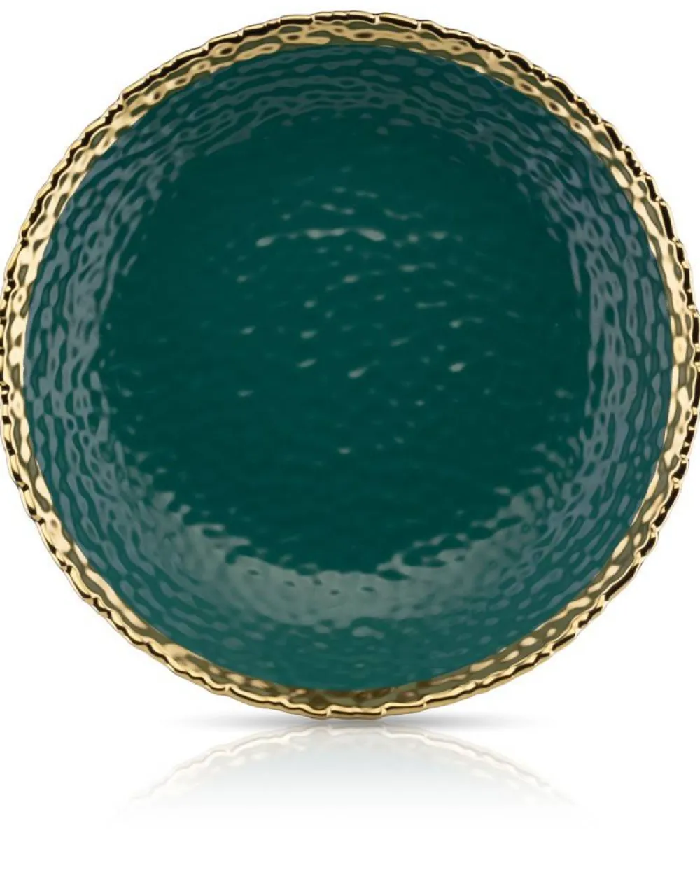 Talerz głęboki Kati Green Gold 26 cm * HowHomely