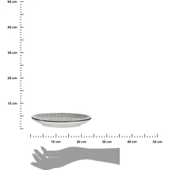 Talerz płaski 24 cm GEOMETRICO * VESSIA