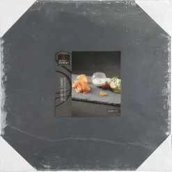 Talerz z kamienia łupkowego 30x30 cm * Secret de Gourmet