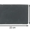 Talerz z kamienia łupkowego 14x22 cm * Secret de Gourmet Outlet