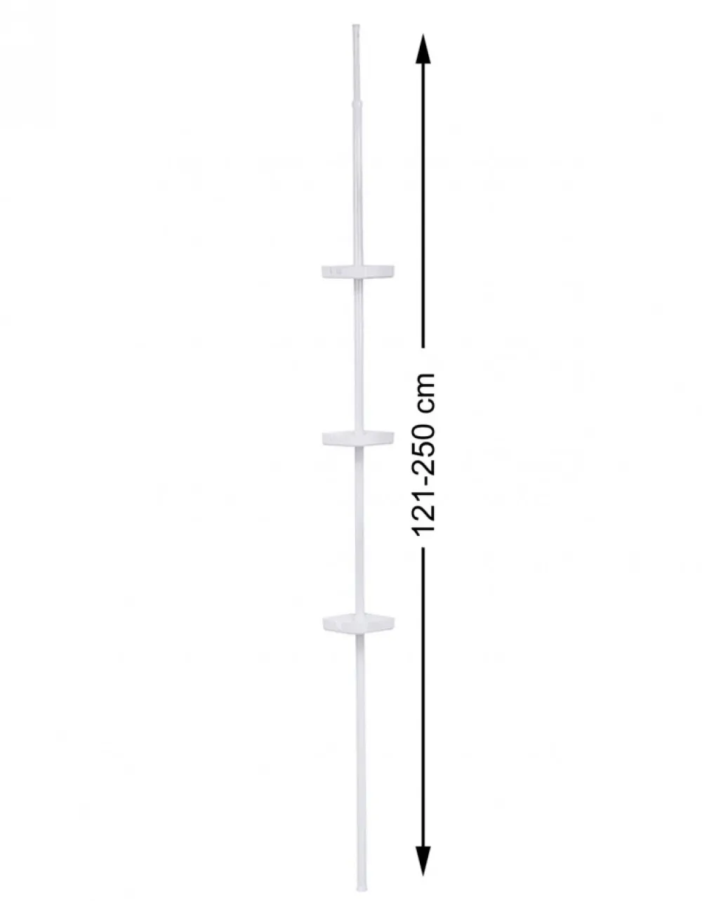 Teleskopowa półka łazienkowa max 250 cm * TENDANCE Online