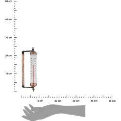 Termometr okienny z higrometrem obrotowy h24,8 cm