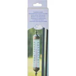 Termometr okienny z higrometrem obrotowy h24,8 cm