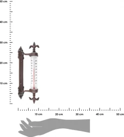 Termometr ścienny żeliwny obrotowy * Esschert Design Sale