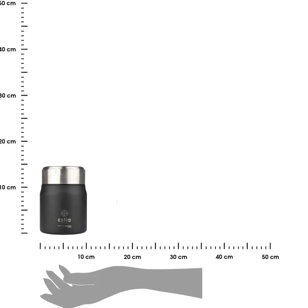 Termos obiadowy 500 ml Midnight Black * Estia Discount