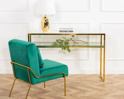 Toaletka Natia Gold White 120 cm