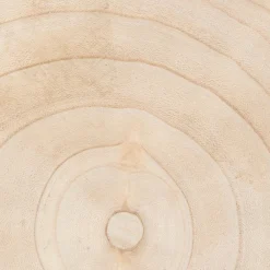 Toboret styl boho beżowy drewniany Nyar * Atmosphera Online