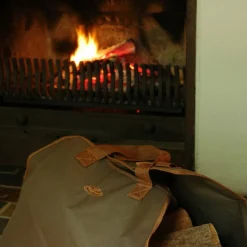 Torba na drewno kominkowe zielona