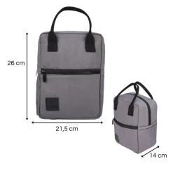 Torba na lunch z paskiem 7 L Fjord Grey