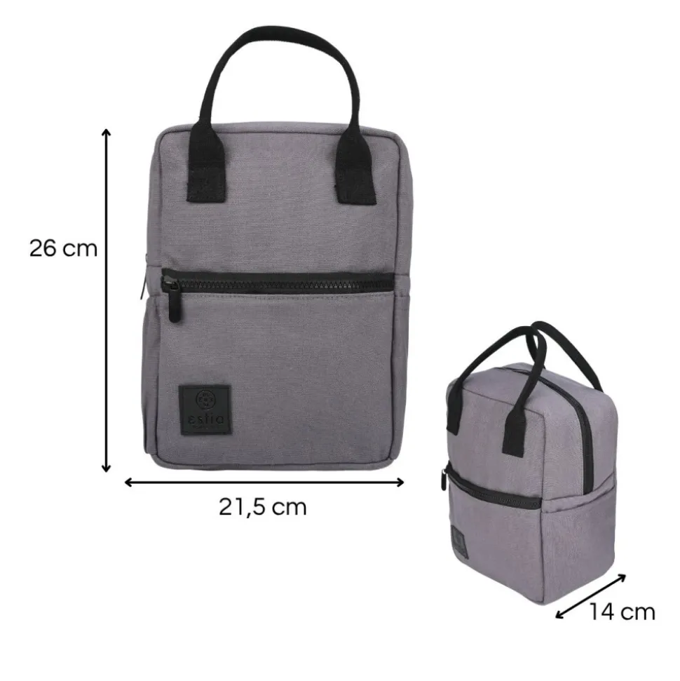 Torba na lunch z paskiem 7 L Fjord Grey