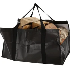 Torba na drewno kominkowe czarna rPET 20l * Esschert Design Sale