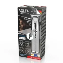 Trymer ADLER AD 2836s srebrny USB