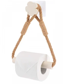 Uchwyt na papier toaletowy FLOWER ivory