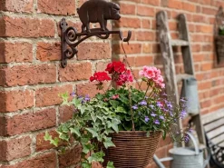 Uchwyt żeliwny ścienny Świnka 21 cm * Esschert Design Sale