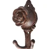Uchwyt żeliwny rustykalny róża 13,9 cm * Esschert Design Discount