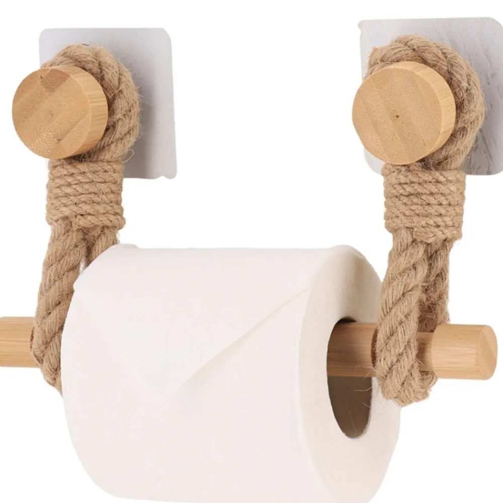 Uchwyt na papier toaletowy ROPE beż * TENDANCE Outlet