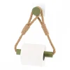 Uchwyt na papier toaletowy zielony Hanger * TENDANCE Hot