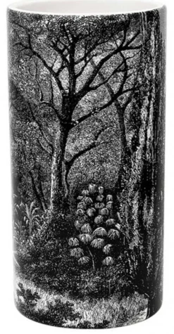 Wazon FOREST NOIR ceramika czarno-biały
