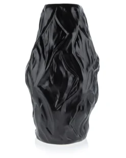 Wazon Louis Black 29 cm, kolor czarny